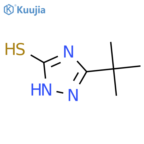 5-tert-Butyl-4H-1,2,4-triazole-3-thiol structure