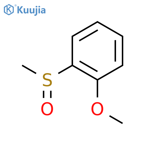 Benzene, 1-methoxy-2-(methylsulfinyl)- structure