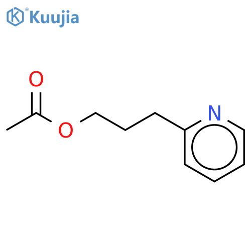 2-Pyridinepropanol 2-acetate structure