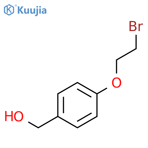 (4-(2-Bromoethoxy)phenyl)methanol structure