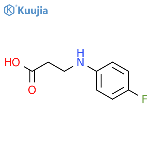 n-(4-fluorophenyl)-3-aminopropionic acid structure