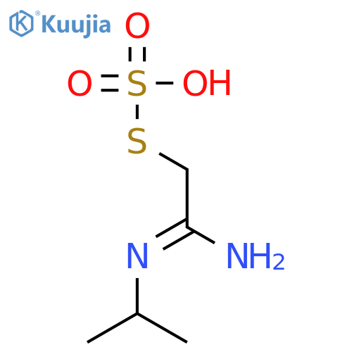 2-[(1-amino-2-sulfosulfanylethylidene)amino]propane structure
