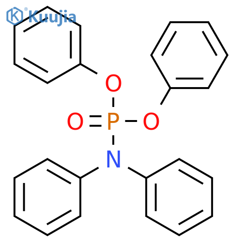 Phosphoramidic acid, diphenyl-, diphenyl ester structure