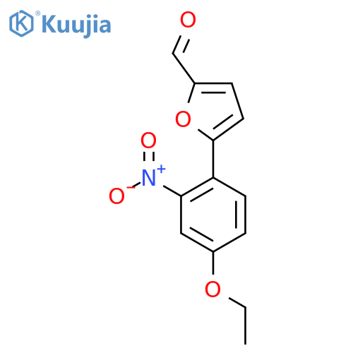 5-(4-Ethoxy-2-nitrophenyl)furan-2-carbaldehyde structure