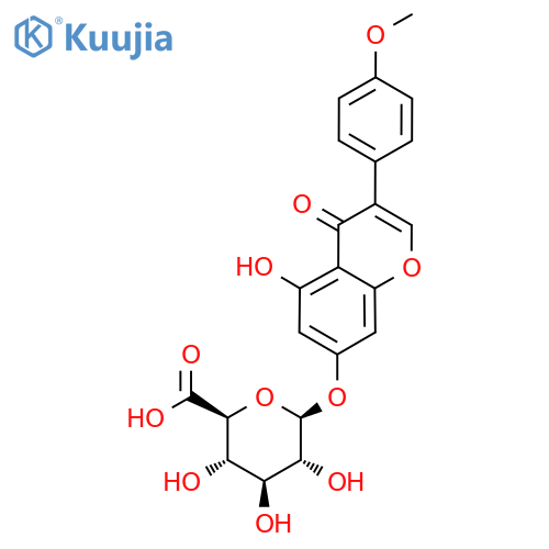 Biochanin A-7-O-β-D-glucuronide structure