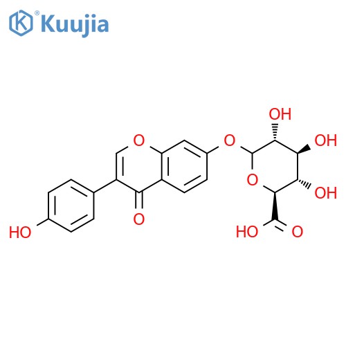 Daidzein-7-O-glucuronide structure