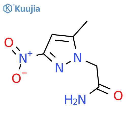2-(5-Methyl-3-nitro-pyrazol-1-yl)-acetamide structure