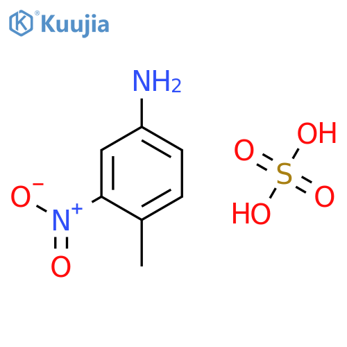 BENZENAMINE, 4-METHYL-3-NITRO-, SULFATE (1:1) structure