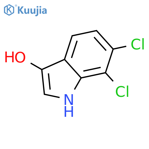 1H-Indol-3-ol, 6,7-dichloro- structure