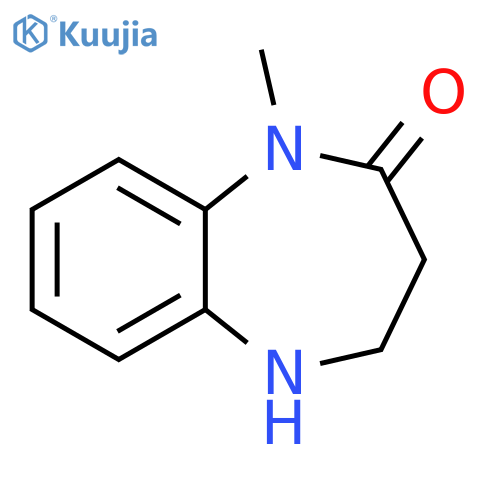 1-methyl-2,3,4,5-tetrahydro-1H-1,5-benzodiazepin-2-one structure
