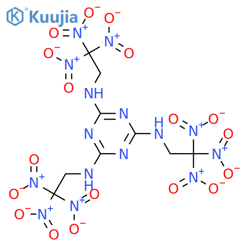 2-n,4-n,6-n-tris(2,2,2-trinitroethyl)-1,3,5-triazine-2,4,6-triamine structure
