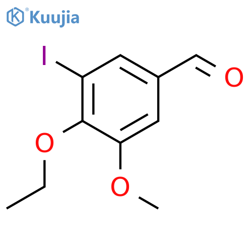 4-Ethoxy-3-iodo-5-methoxybenzaldehyde structure