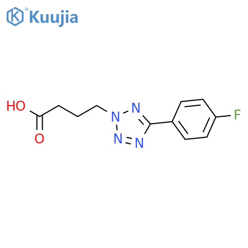 4-5-(4-Fluorophenyl)-2H-tetrazol-2-ylbutanoic Acid structure