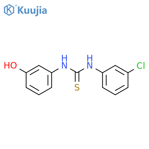 1-(3-Chloro-phenyl)-3-(3-hydroxy-phenyl)-thiourea structure