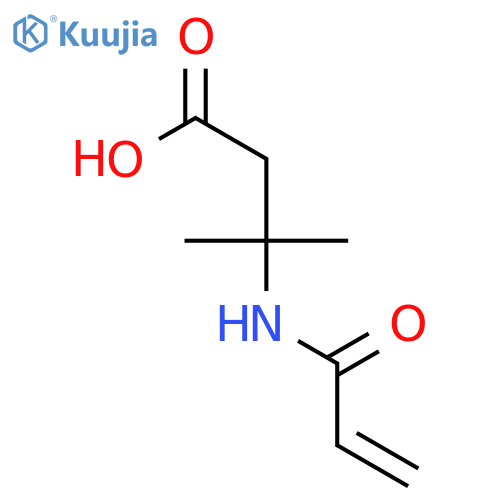 3-Acrylamido-3-methylbutyric acid structure