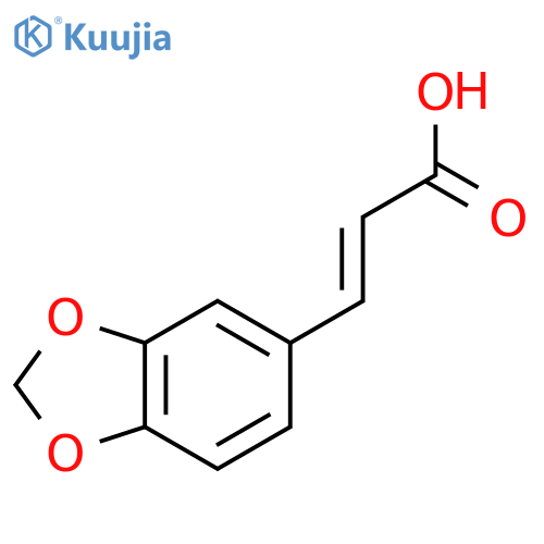 3,4-(Methylenedioxy)cinnamic acid, pred.trans structure