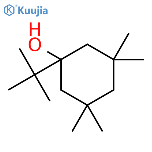 Cyclohexanol, 1-(1,1-dimethylethyl)-3,3,5,5-tetramethyl- structure
