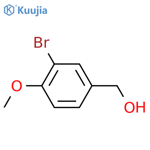 3-Bromo-4-methoxybenzyl Alcohol structure