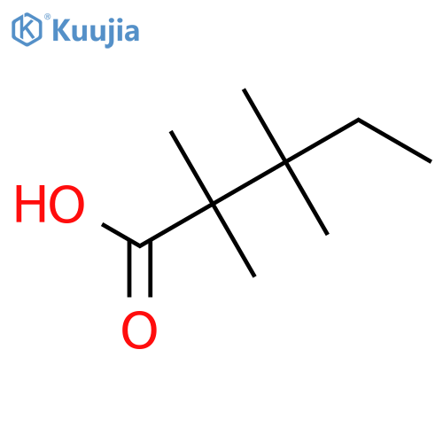 2,2,3,3-tetramethylpentanoic acid structure