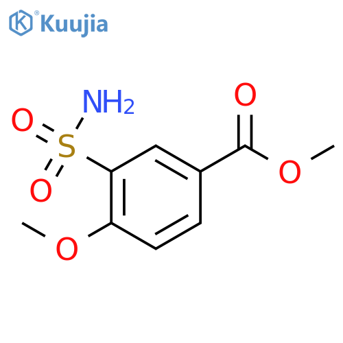 Methyl 4-methoxy-3-sulfamoylbenzoate structure