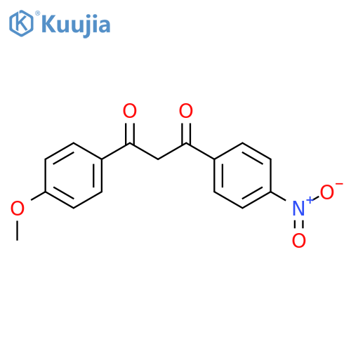 1-(4-methoxyphenyl)-3-(4-nitrophenyl)propane-1,3-dione structure