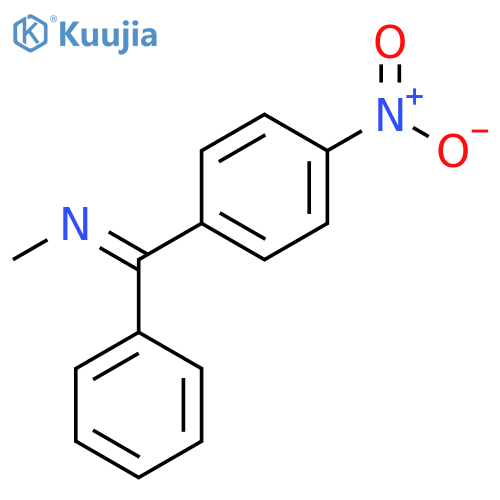 Methanamine, N-[(4-nitrophenyl)phenylmethylene]-, (E)- structure
