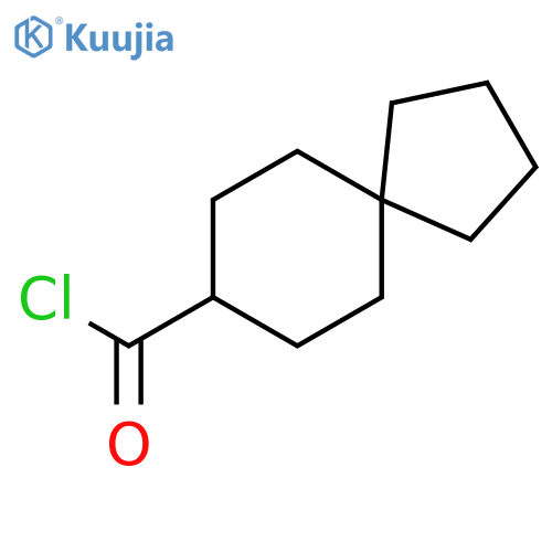 Spiro[4.5]decane-8-carbonyl chloride structure