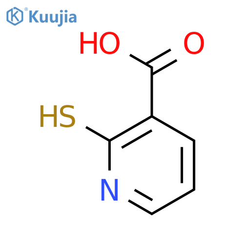 2-sulfanylpyridine-3-carboxylic acid structure