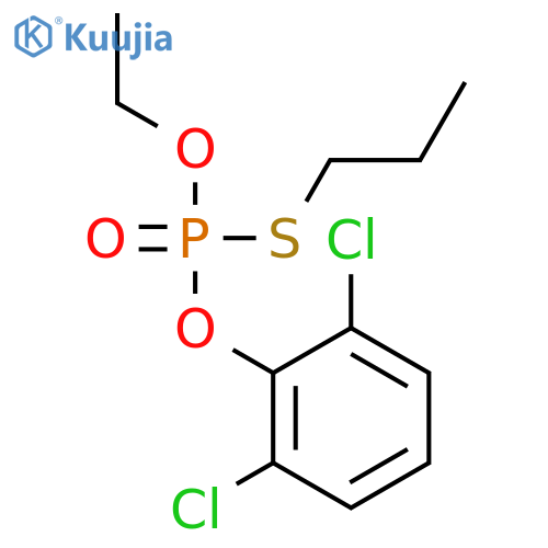 Phosphorothioic acid, O-(2,6-dichlorophenyl) O-ethyl S-propyl ester structure