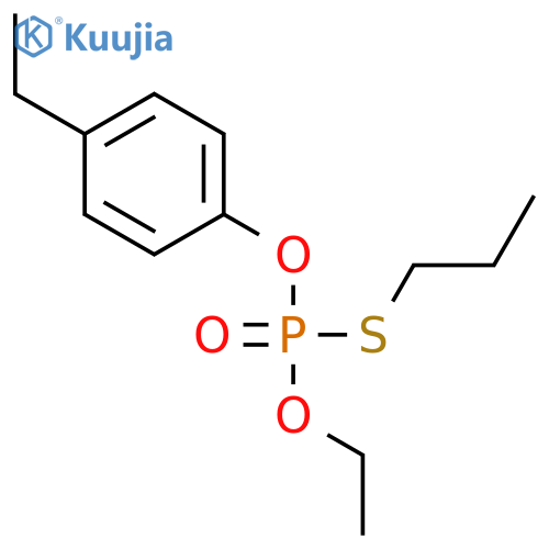 PHOSPHOROTHIOIC ACID, O-ETHYL O-(4-ETHYLPHENYL) S-PROPYL ESTER structure