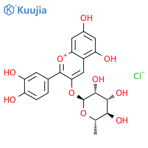 Cyanidin 3-Rhamnoside structure