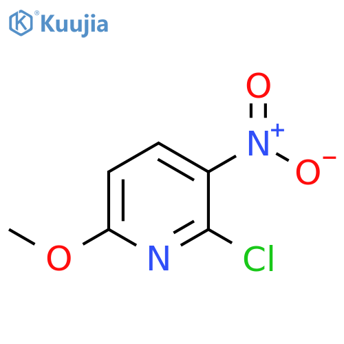 2-Chloro-6-methoxy-3-nitropyridine structure