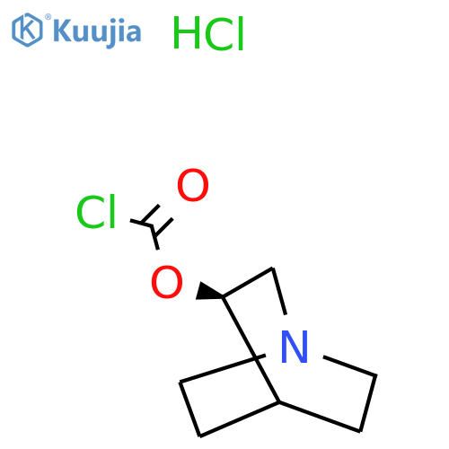 (R)-Quinuclidin-3-yl carbonochloridate hydrochloride structure