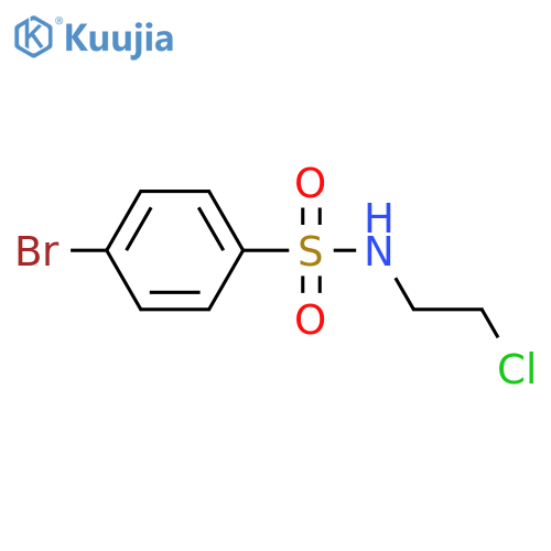4-Bromo-N-(2-chloroethyl)benzenesulfonamide structure