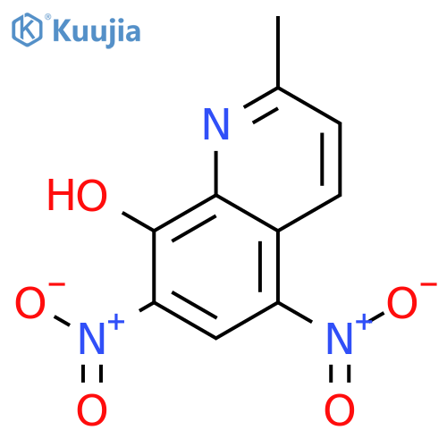 2-Methyl-5,7-dinitroquinolin-8-ol structure