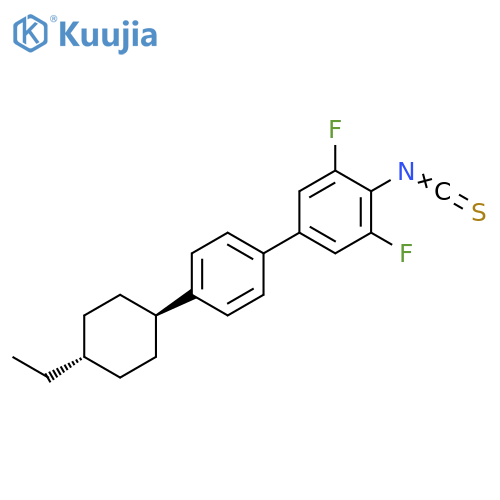 1,1'-Biphenyl, 4'-(trans-4-ethylcyclohexyl)-3,5-difluoro-4-isothiocyanato- structure