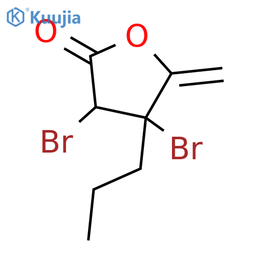 2(3H)-Furanone, 3,4-dibromodihydro-5-methylene-4-propyl- structure