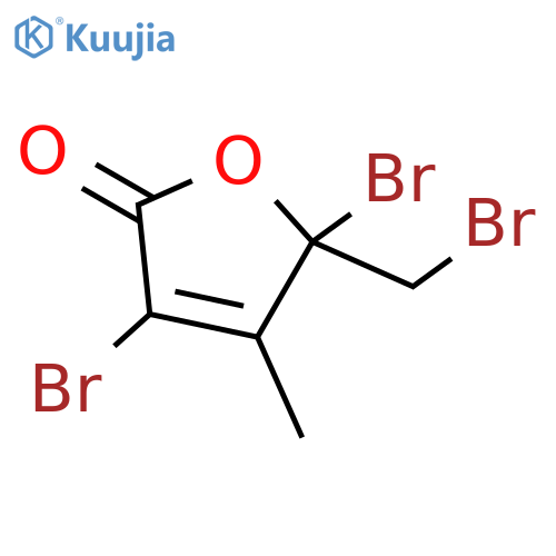 2(5H)-Furanone, 3,5-dibromo-5-(bromomethyl)-4-methyl- structure