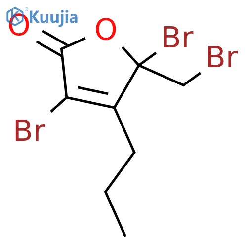 2(5H)-Furanone, 3,5-dibromo-5-(bromomethyl)-4-propyl- structure