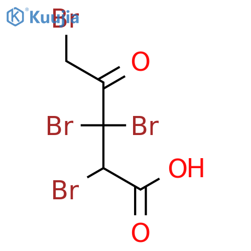 Pentanoic acid, 2,3,3,5-tetrabromo-4-oxo- structure