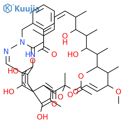 3-[(3-oxo-3,4-dihydro-1H-isoquinolin-2-ylimino)-methyl]-rifamycin structure