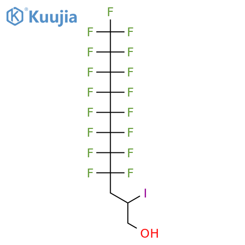 1-Undecanol,4,4,5,5,6,6,7,7,8,8,9,9,10,10,11,11,11-heptadecafluoro-2-iodo- structure
