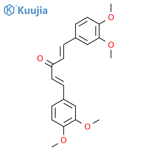 1,5-BIS-(3,4-DIMETHOXYPHENYL)-3-PENTADIENONE structure