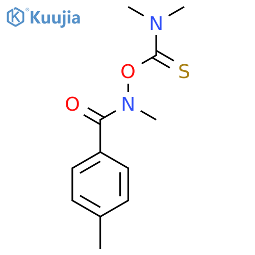 N-[(Dimethylcarbamothioyl)oxy]-N,4-dimethylbenzamide structure
