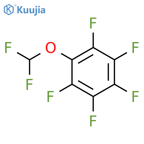 1-(Difluoromethoxy)-2,3,4,5,6-pentafluoro-benzene structure