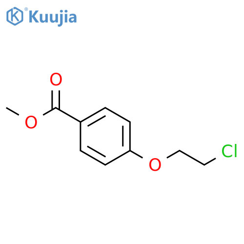 4-(2-Chloro-ethoxy)-benzoic acid methyl ester structure