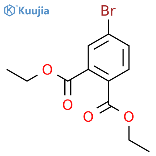 1,2-BENZENEDICARBOXYLIC ACID,4-BROMO-,1,2-DIETHYL ESTER structure