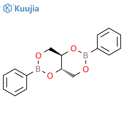 [1,3,2]Dioxaborino[5,4-d]-1,3,2-dioxaborin, tetrahydro-2,6-diphenyl-, trans- structure