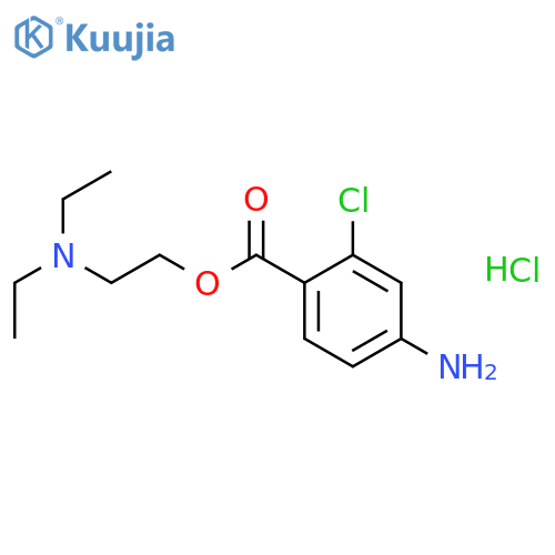 Chloroprocaine hydrochloride structure