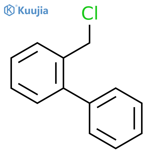 1-(chloromethyl)-2-phenylbenzene structure